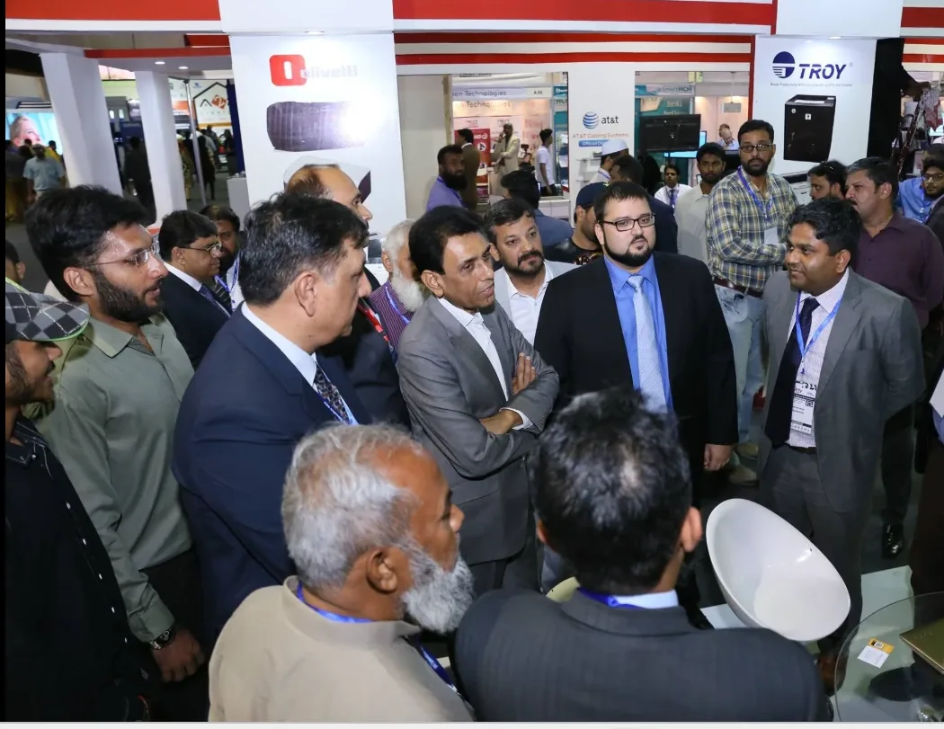 IT Enablers Global stand at ITCN Asia 2018 in Pakistan, visited by IT Minister Dr. Khalid Maqbool Siddiqui